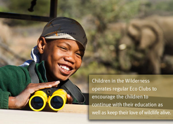 Children in the Wilderness Program - young boy smiling