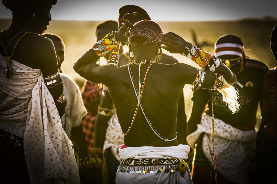 African tribe in traditional clothing - Kenya - Sasiani African Safaris
