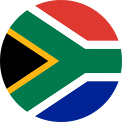South Africa round Flag png format