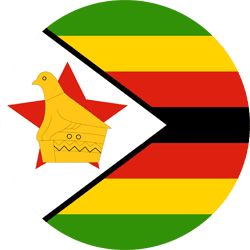 Zimbabwe flag round png format